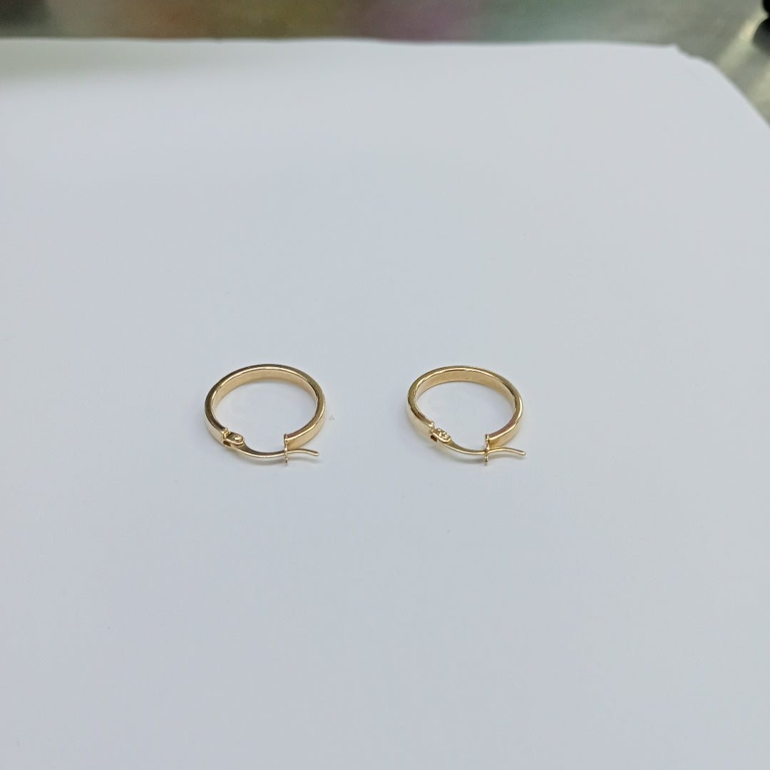 ARRACADAS PAR ORO 14 K 1,30 GRMS (SEMINUEVO)