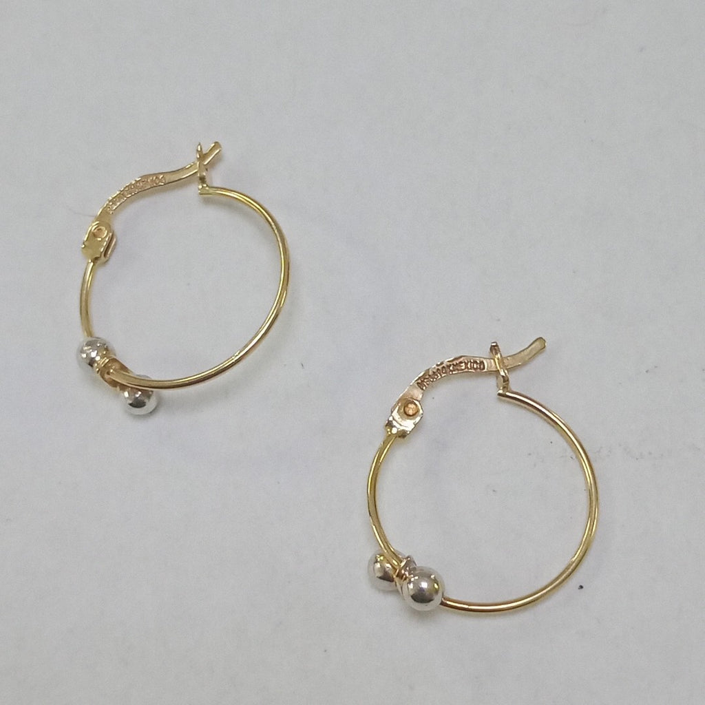 ARRACADAS PAR ORO 14 K 1,50 GRMS (SEMINUEVO)