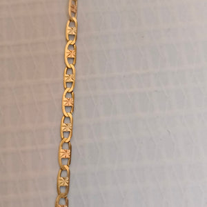 CADENA ORO COMBINADO 10 K 2,00 GRMS (SEMINUEVO)