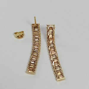 ARETES PAR ORO 14 K 3.6 GRMS (SEMINUEVO)