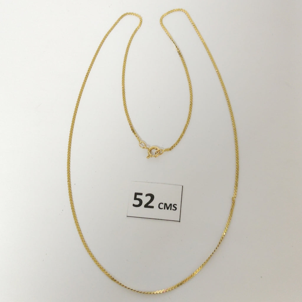GARGANTILLA ORO 18 K 3.8 GRMS (SEMINUEVO)