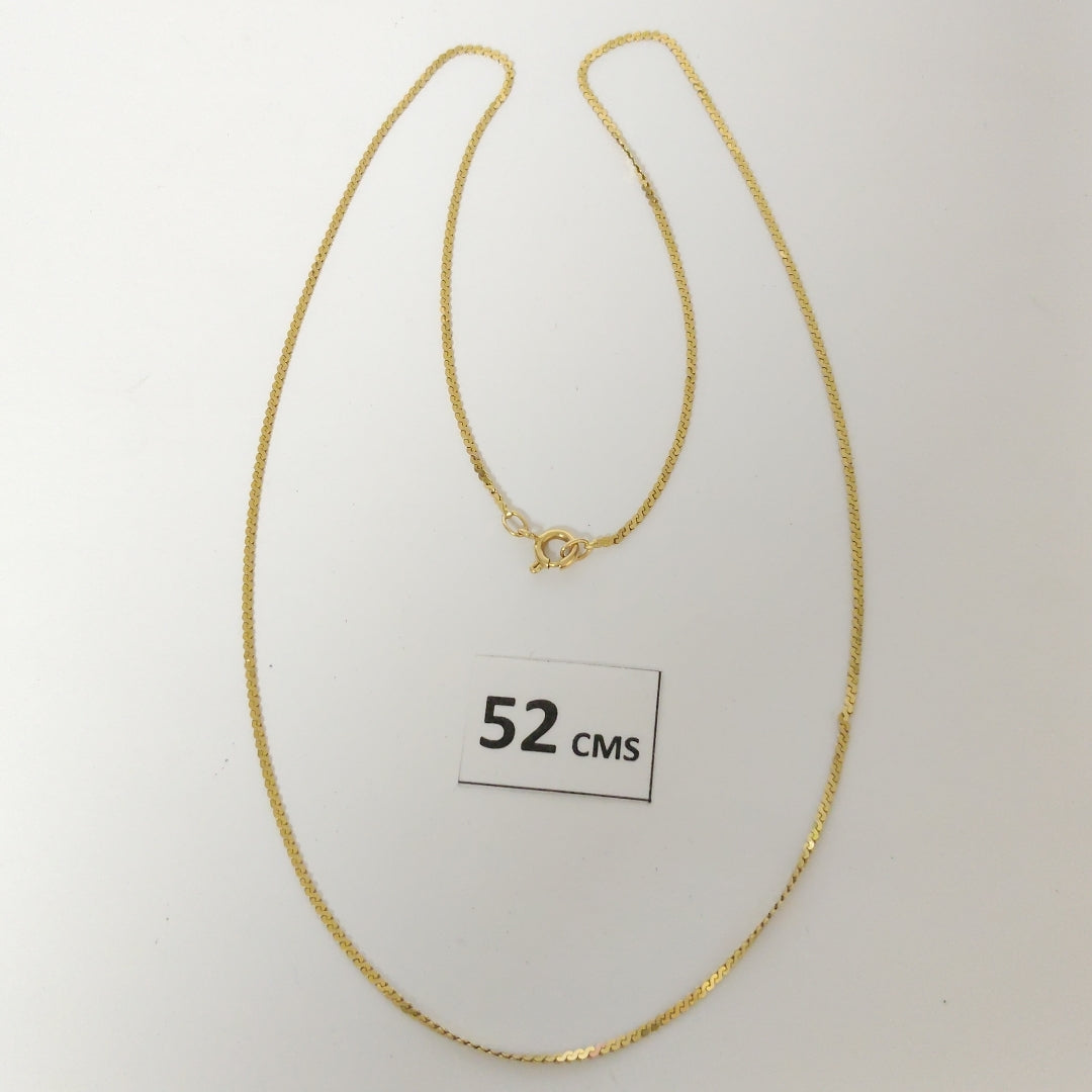 GARGANTILLA ORO 18 K 3.8 GRMS (SEMINUEVO)