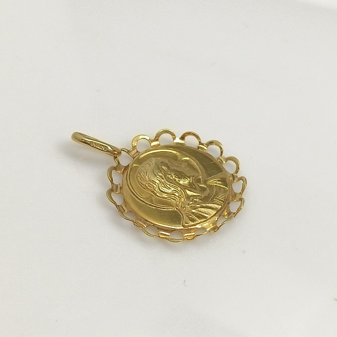 MEDALLA RELIGIOSA ORO 14 K 2,60 GRMS (SEMINUEVO)