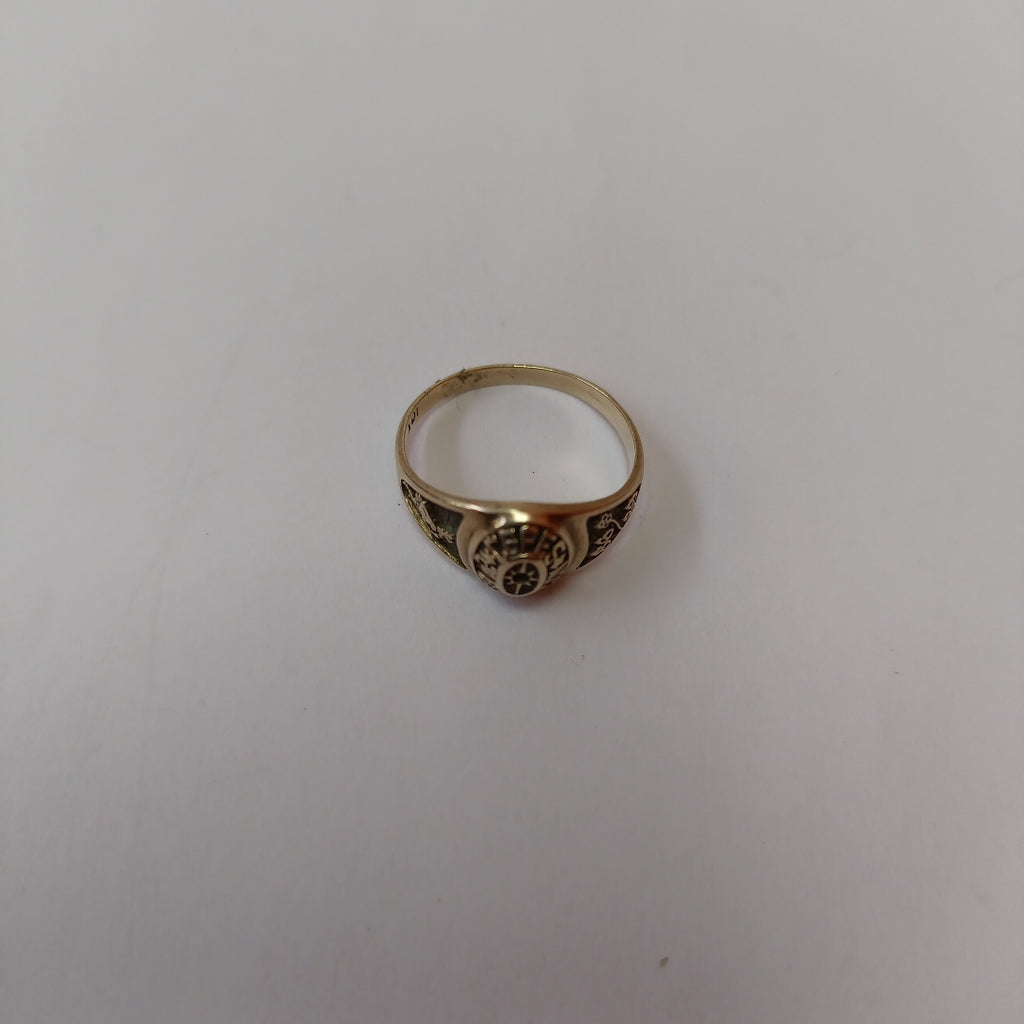 ANILLO DE GRADUACIÓN ORO 10 K 2.4 GRMS (SEMINUEVO)
