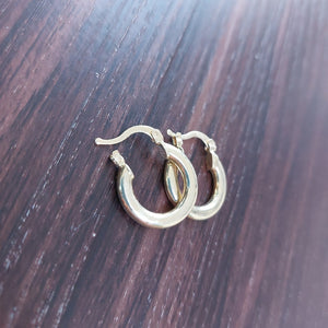 ARETES ARRACADAS 14K 1.6 GR (NUEVO)