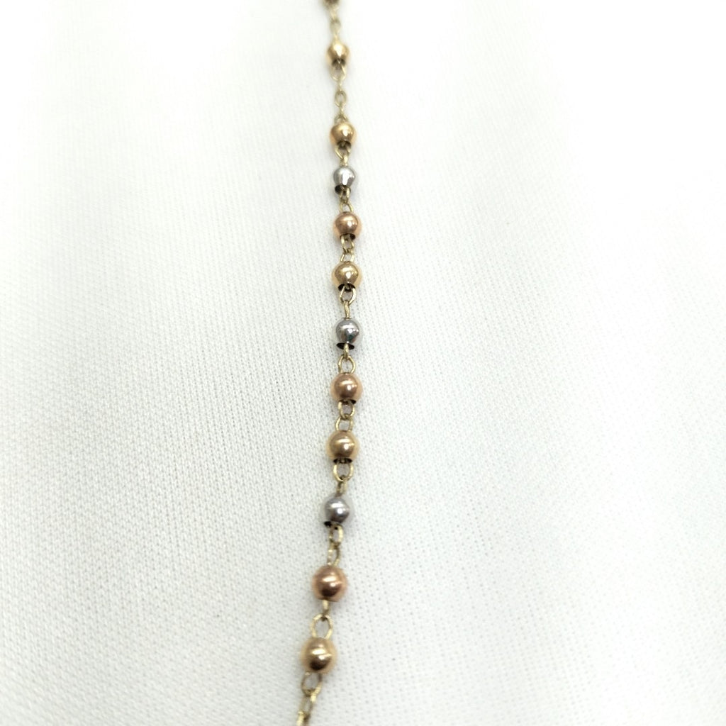 ROSARIO ORO, ORO COMBINADO 14 K 7.7 GRMS (SEMINUEVO)