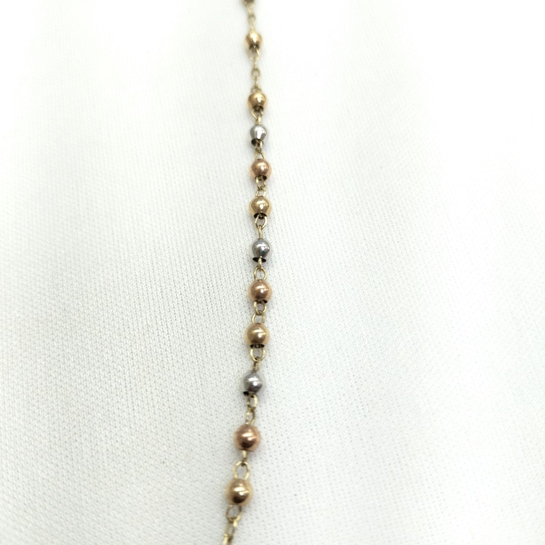ROSARIO ORO, ORO COMBINADO 14 K 7.7 GRMS (SEMINUEVO)