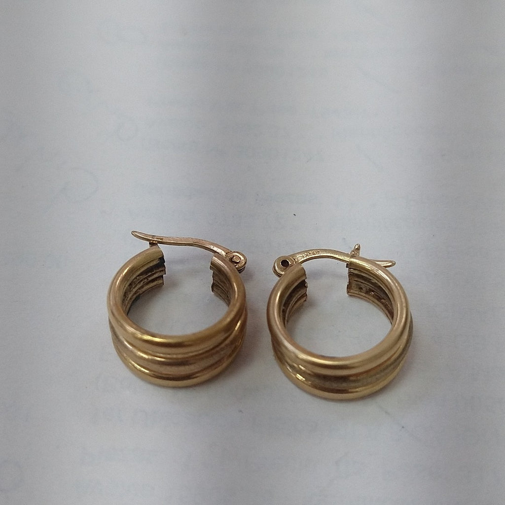 ARRACADAS PAR ORO 10 K 3.8 GRMS (SEMINUEVO)