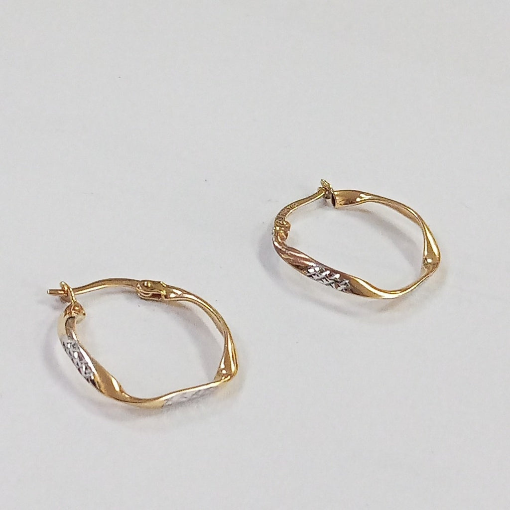 ARRACADAS PAR ORO 10 K 1,40 GRMS (SEMINUEVO)