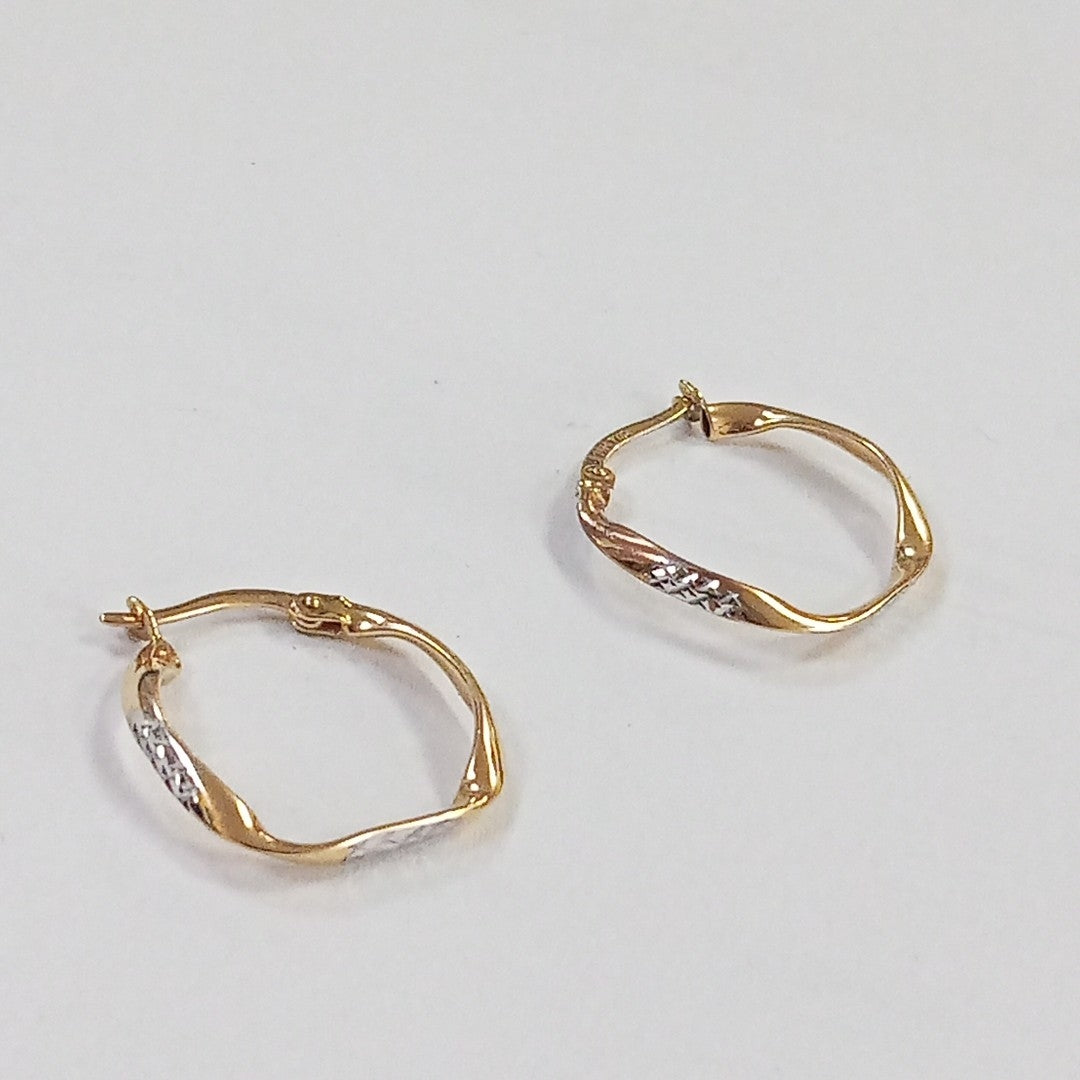 ARRACADAS PAR ORO 10 K 1,40 GRMS (SEMINUEVO)