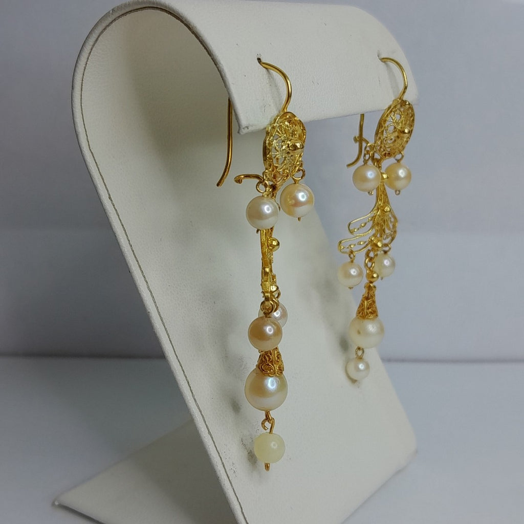ARETES PAR ORO 8 K 5.4 GRMS (SEMINUEVO)