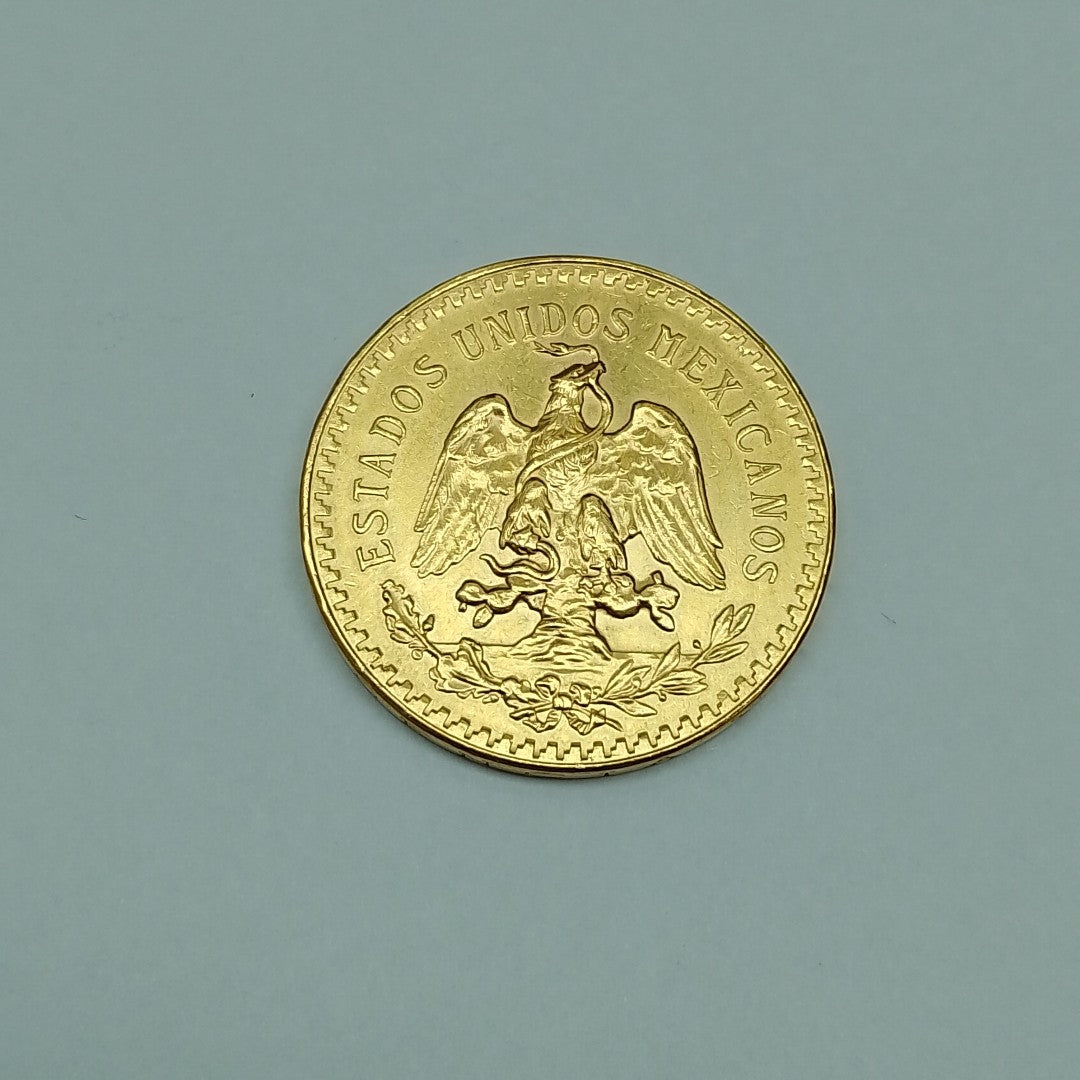K1 41.66 GRMS 21 K IDENTIFICACIÓN MONEDA NOMINATIVA MONEDAS PESOS 50 PE (SEMINUEVO)