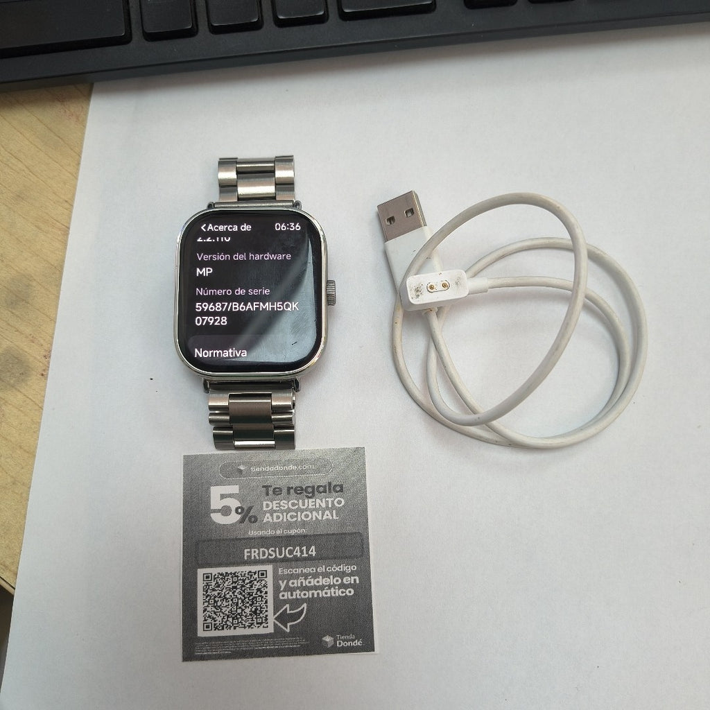 SMARTWATCH XIAOMI REDMI WATCH 5 50 MM BLUETOOTH (SEMINUEVO)