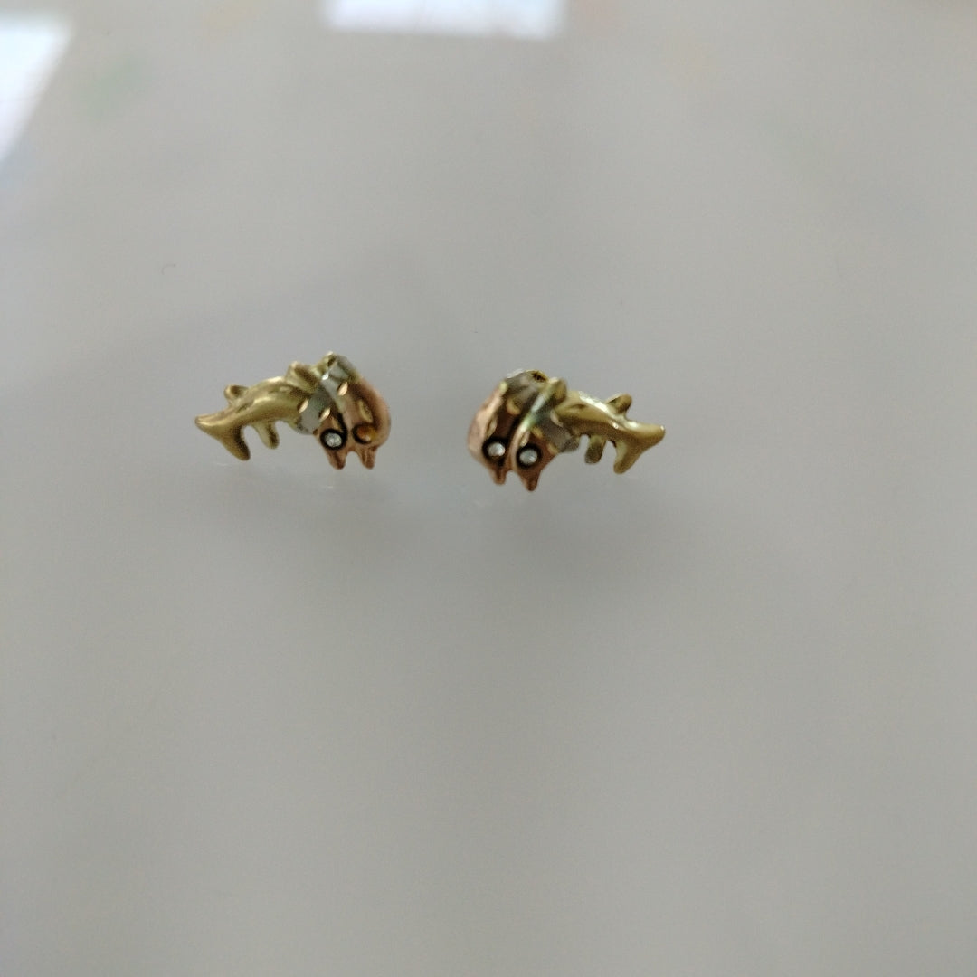 BROQUELES PAR ORO 10 K 0.4 GRMS (SEMINUEVO)