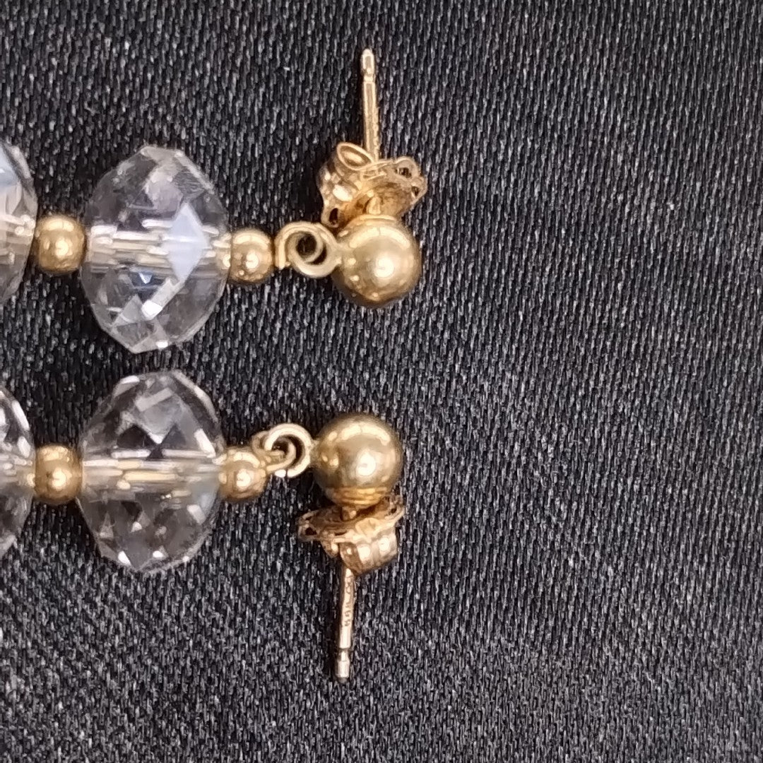 ARETES PAR ORO 14 K 4,00 GRMS (SEMINUEVO)