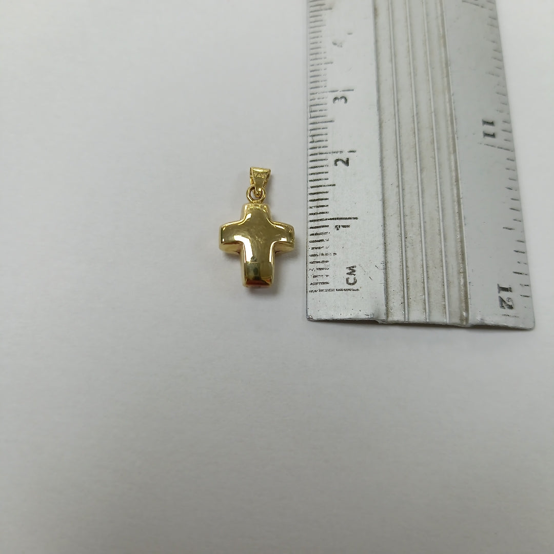 CRUZ, DIJE ORO 14 K 0.7 GRMS (SEMINUEVO)