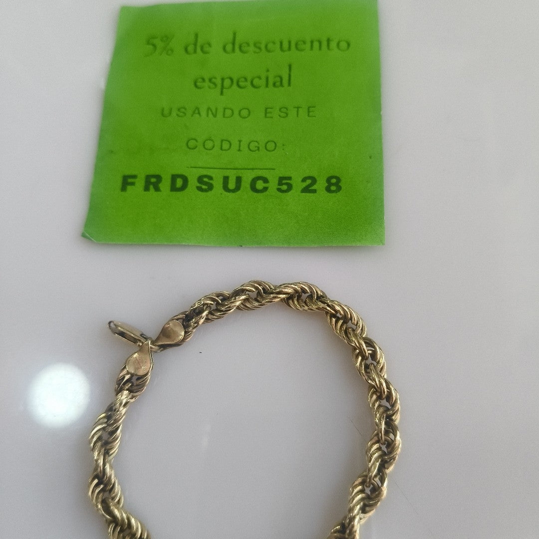 PULSERA ORO 14 K 10.6 GRMS (SEMINUEVO)