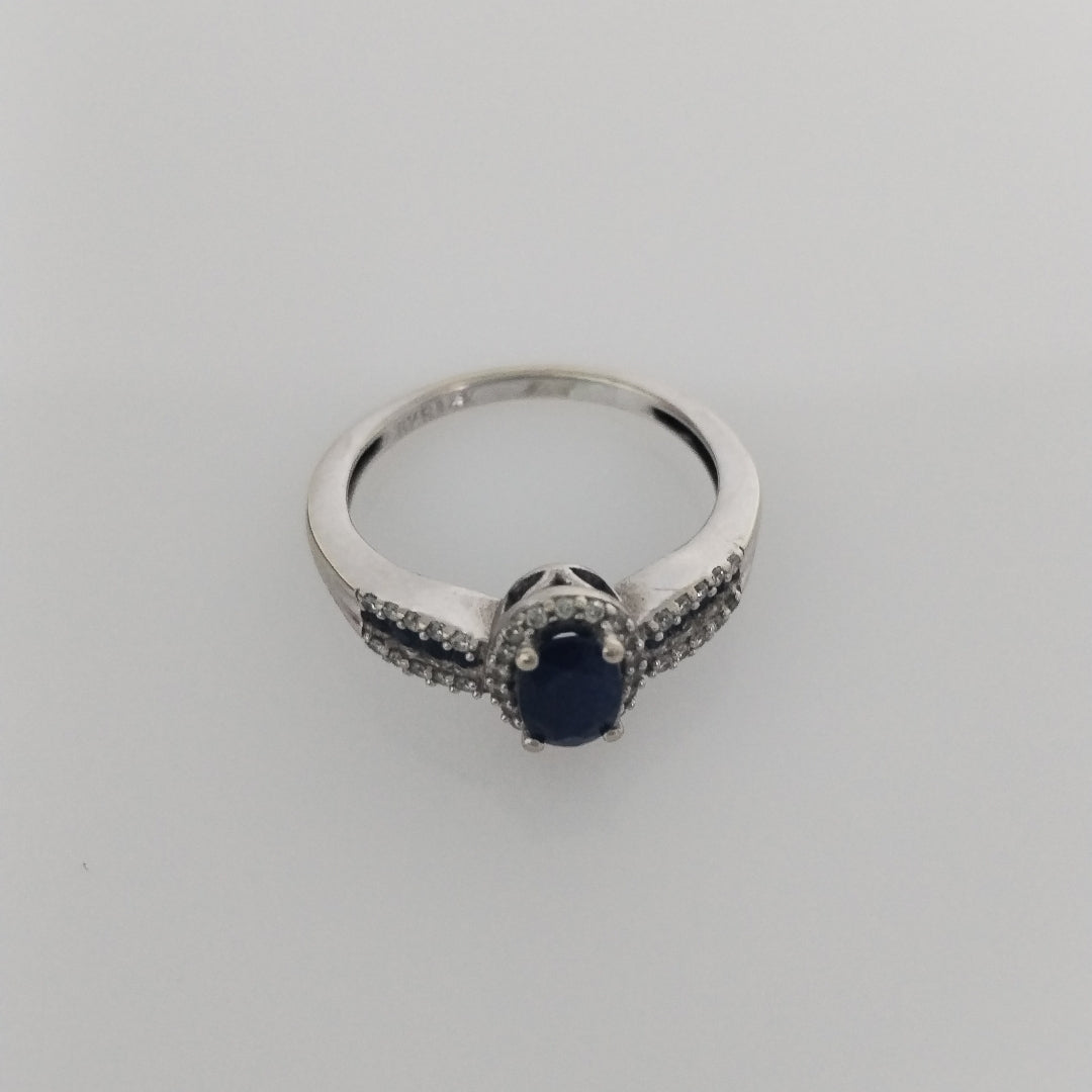 ANILLITO ORO, ORO BLANCO 14 K 2.3 GRMS (SEMINUEVO)