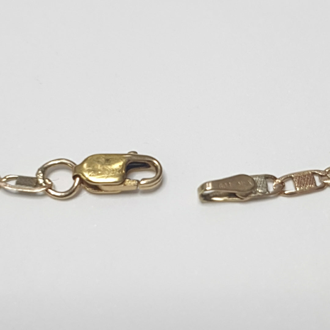 CADENA ORO COMBINADO 10 K 4,40 GRMS (SEMINUEVO)