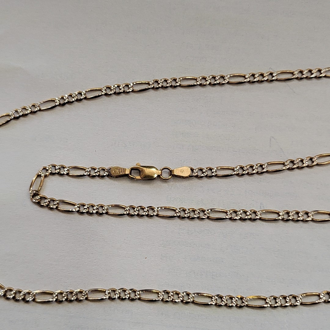 CADENA ORO, RODIADO 14 K 8.8 GRMS (SEMINUEVO)