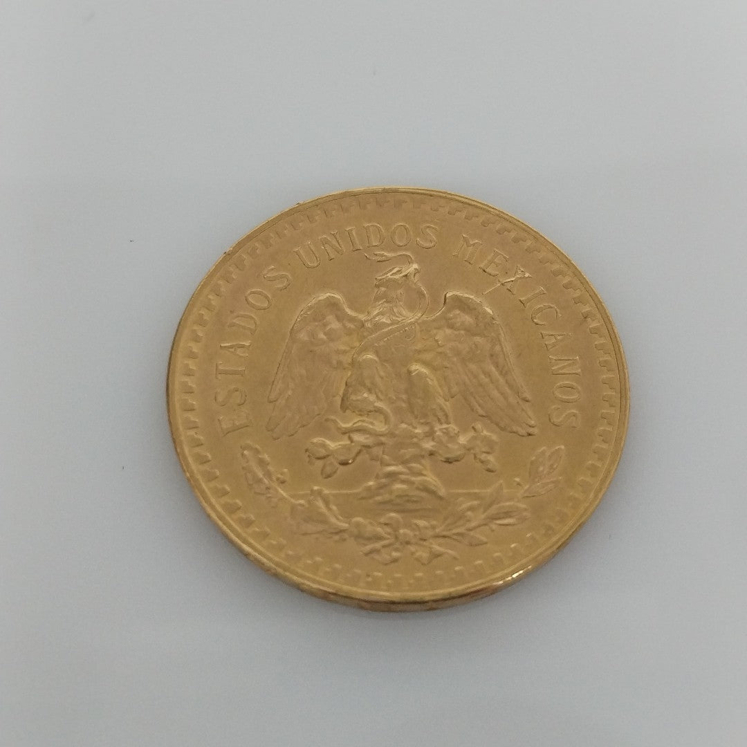 K1 41.6 GRMS 21 K IDENTIFICACIÓN MONEDA NOMINATIVA MONEDAS PESOS 50 PESOS (SEMINUEVO)