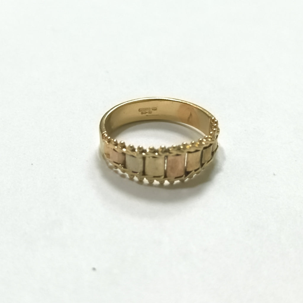 ANILLITO ORO COMBINADO 14 K 3,40 GRMS (SEMINUEVO)