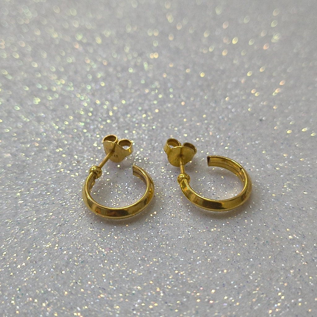 ARETES PAR ORO 14 K 1,90 GRMS (SEMINUEVO)
