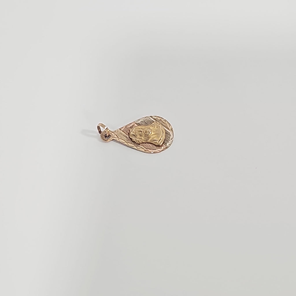 MEDALLA RELIGIOSA ORO 10 K 1,10 GRMS (SEMINUEVO)