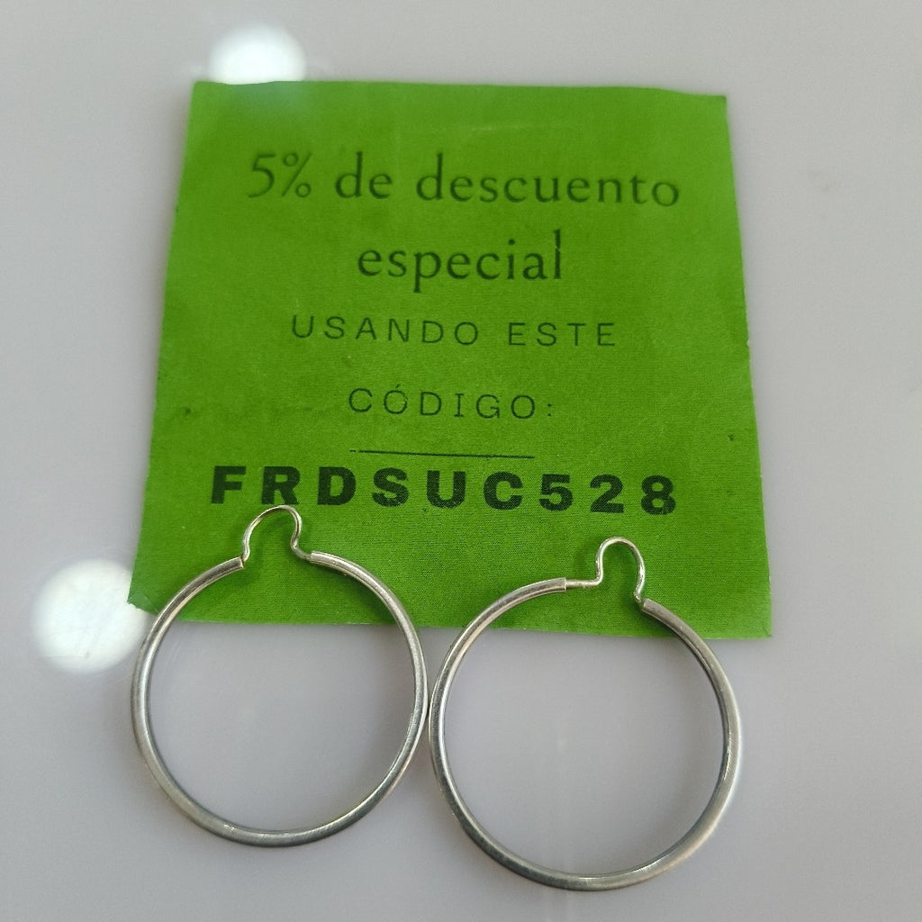 ARRACADAS PAR PLATA 4 GRMS (SEMINUEVO)