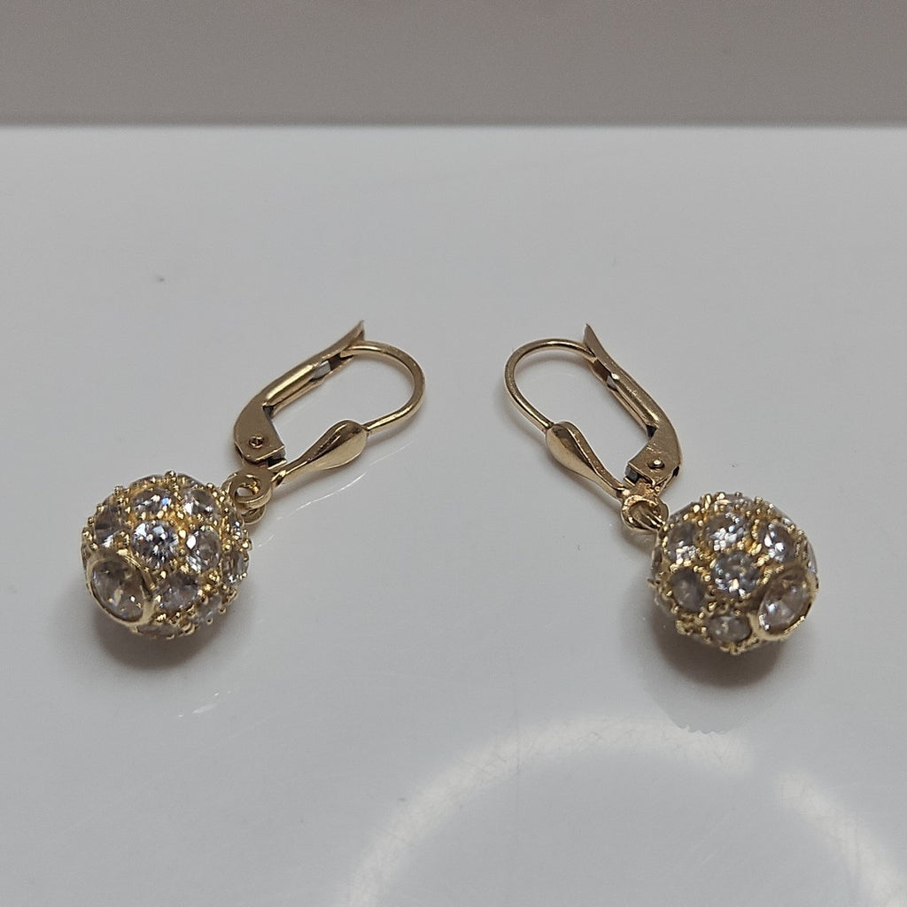 ARETES PAR ORO 14 K 4,80 GRMS (SEMINUEVO)