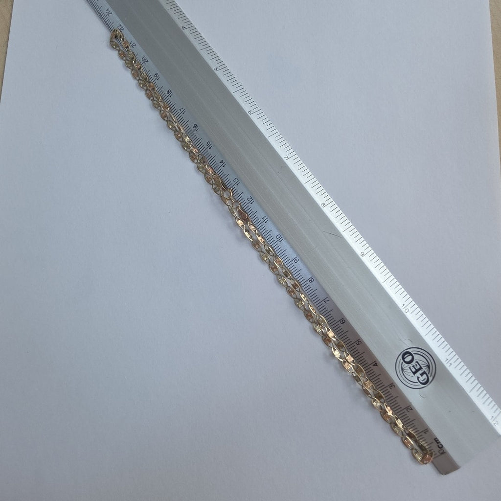 CADENA ORO,RODIADO 10 K 2,90 GRMS (SEMINUEVO)