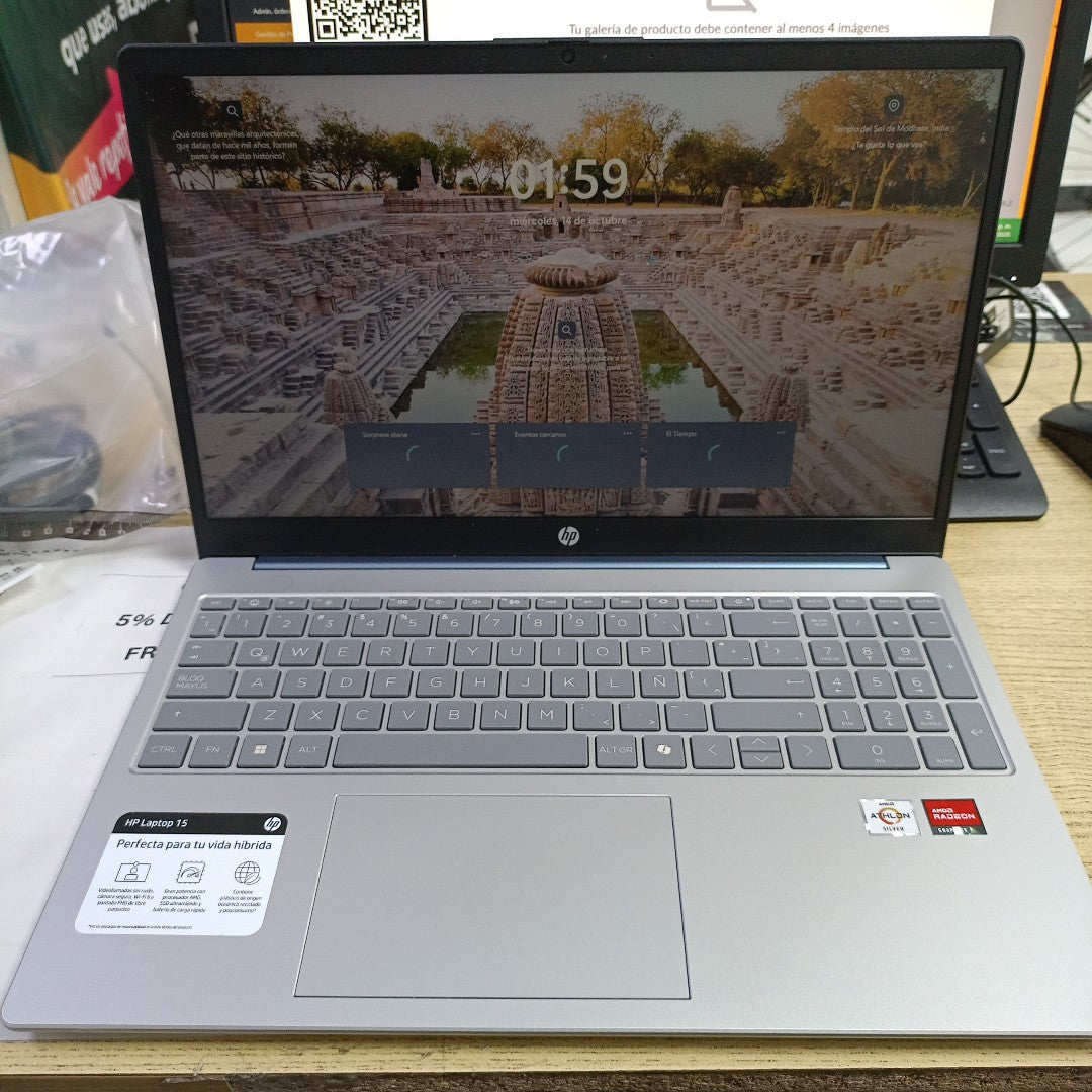 LAPTOP HP 15-FC0212LA (2025) 512 GB SSD 8 GB RAM (SEMINUEVO)