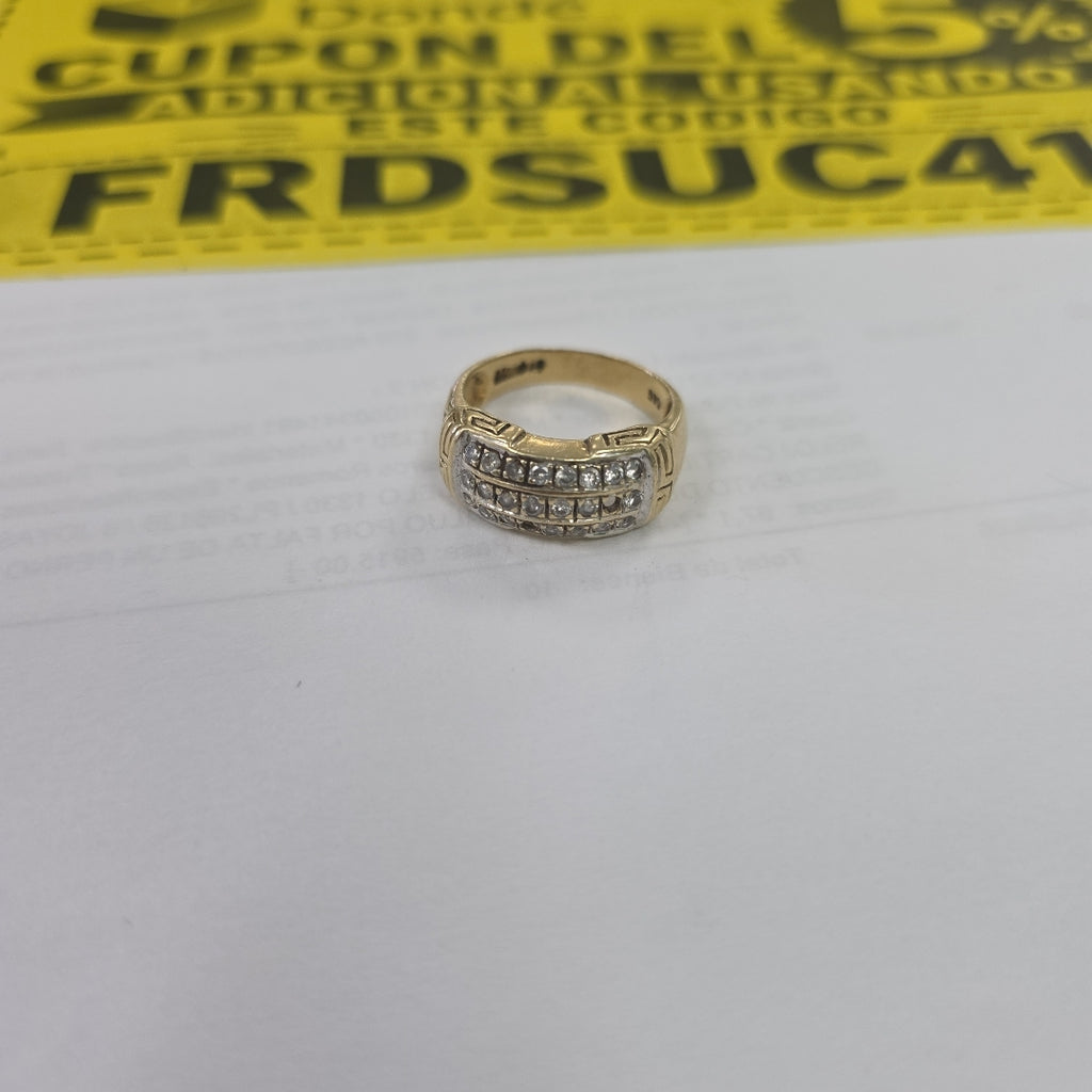 ANILLO ORO 14 K 5.3 GRMS (SEMINUEVO)