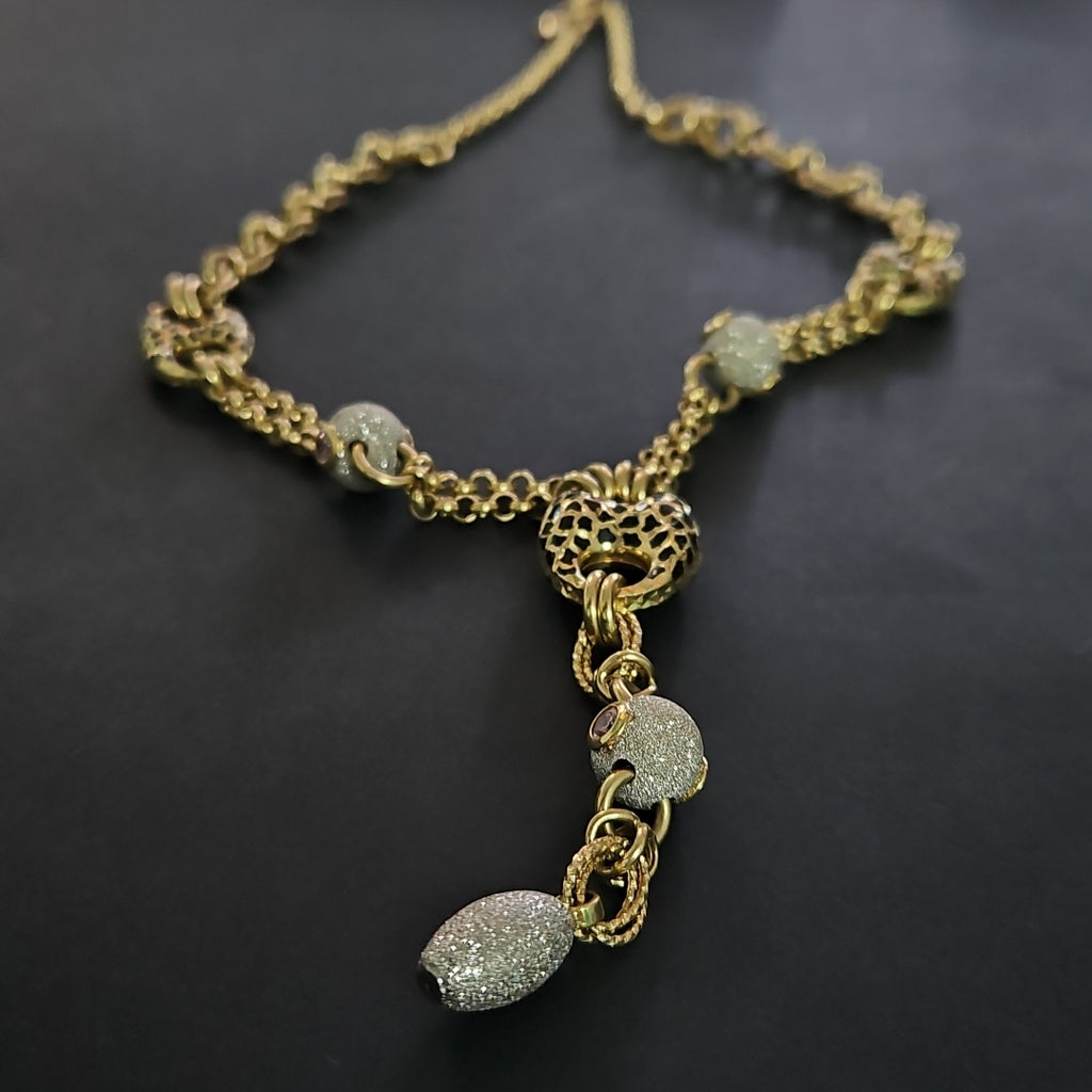 GARGANTILLA ORO, ORO COMBINADO 14 K 32.8 GRMS (SEMINUEVO)