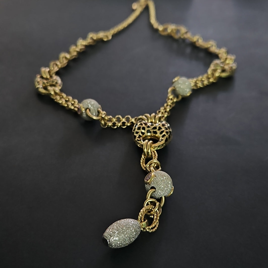GARGANTILLA ORO, ORO COMBINADO 14 K 32.8 GRMS (SEMINUEVO)