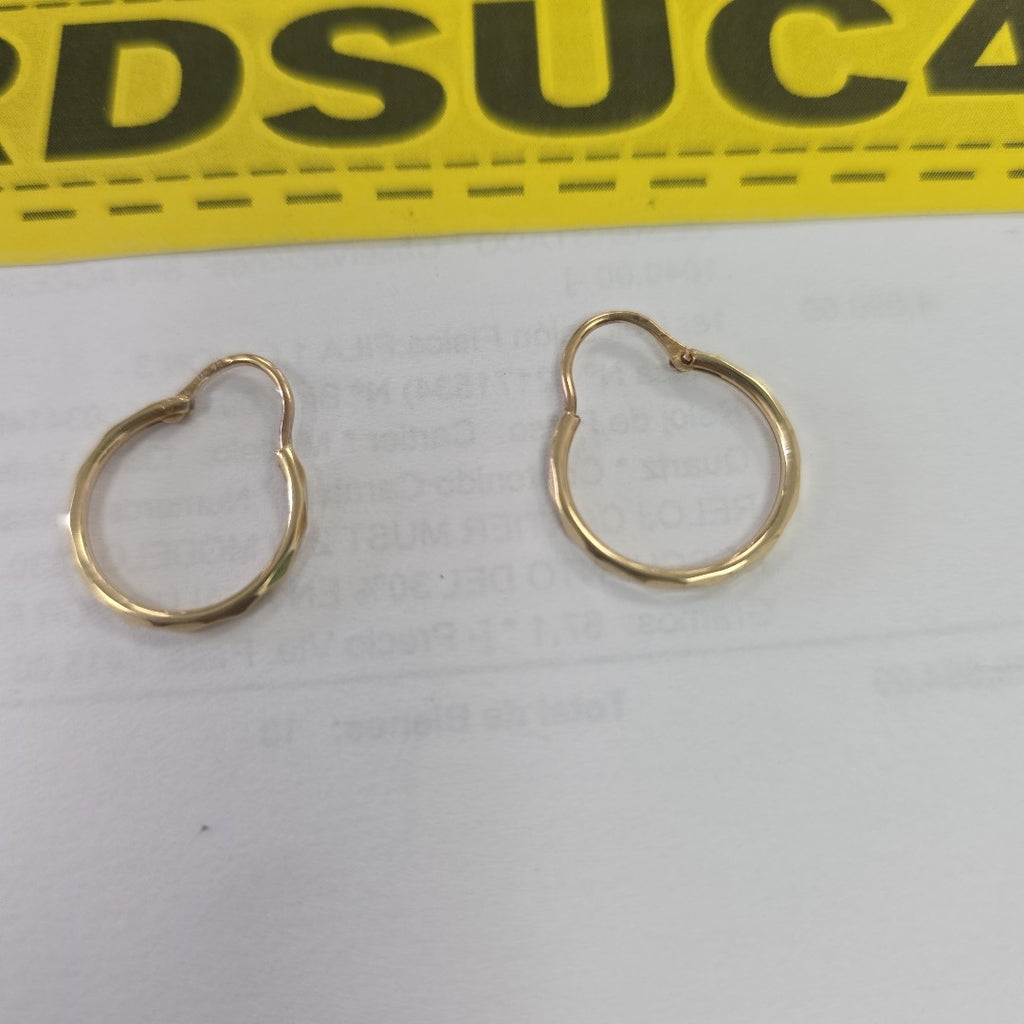 ARRACADAS PAR ORO 10 K 1.2 GRMS (SEMINUEVO)