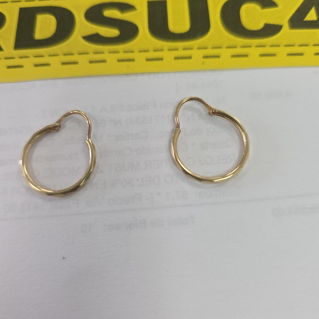 ARRACADAS PAR ORO 10 K 1.2 GRMS (SEMINUEVO)