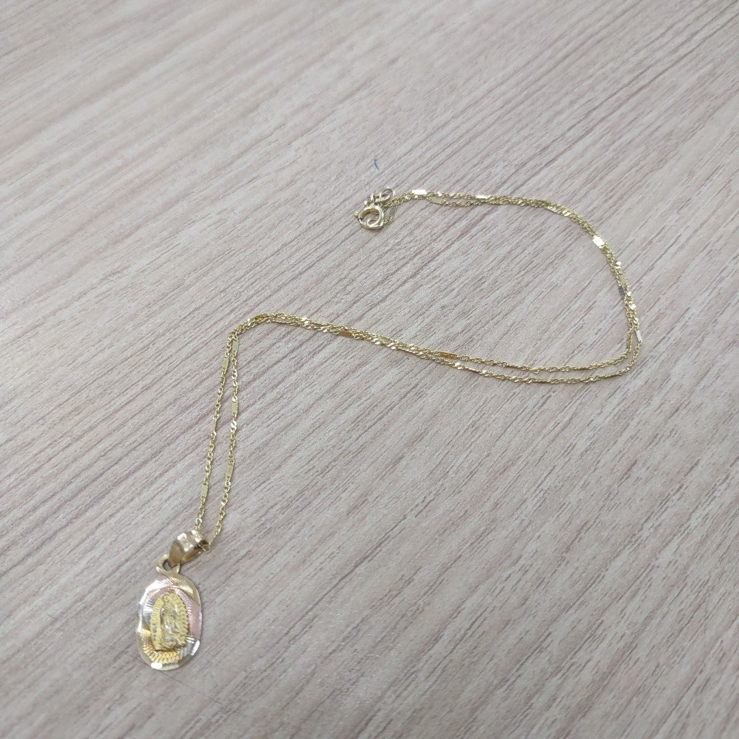 CADENA, DIJE ORO 10 K 1.6 GRMS (SEMINUEVO)