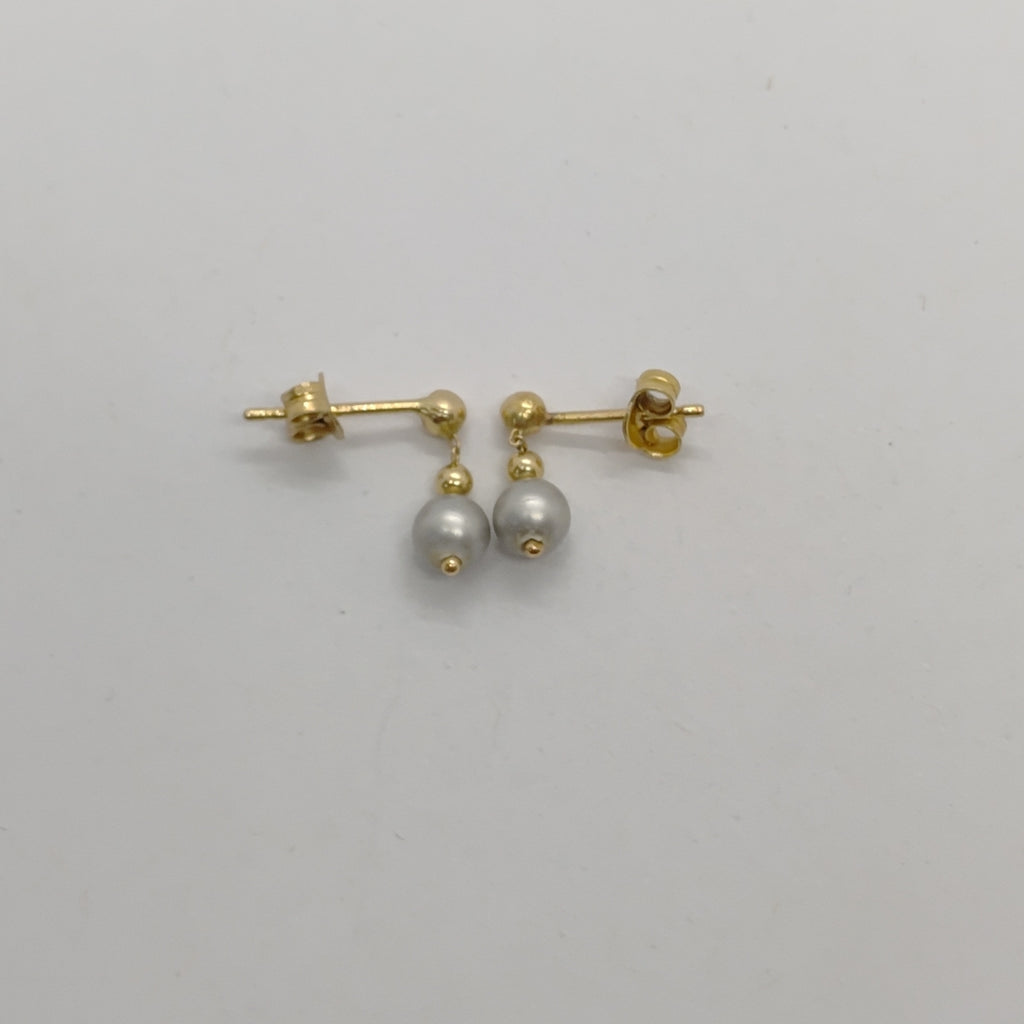 ARETES PAR ORO 14 K 1.2 GRMS (SEMINUEVO)