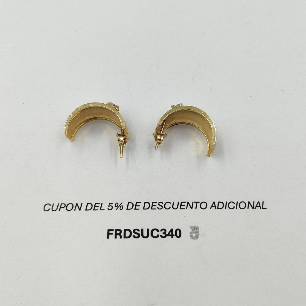 BROQUELES PAR ORO 14 K 5,50 GRMS (SEMINUEVO)