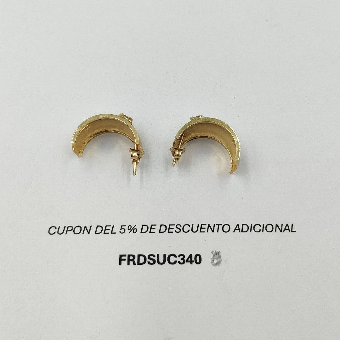 BROQUELES PAR ORO 14 K 5,50 GRMS (SEMINUEVO)