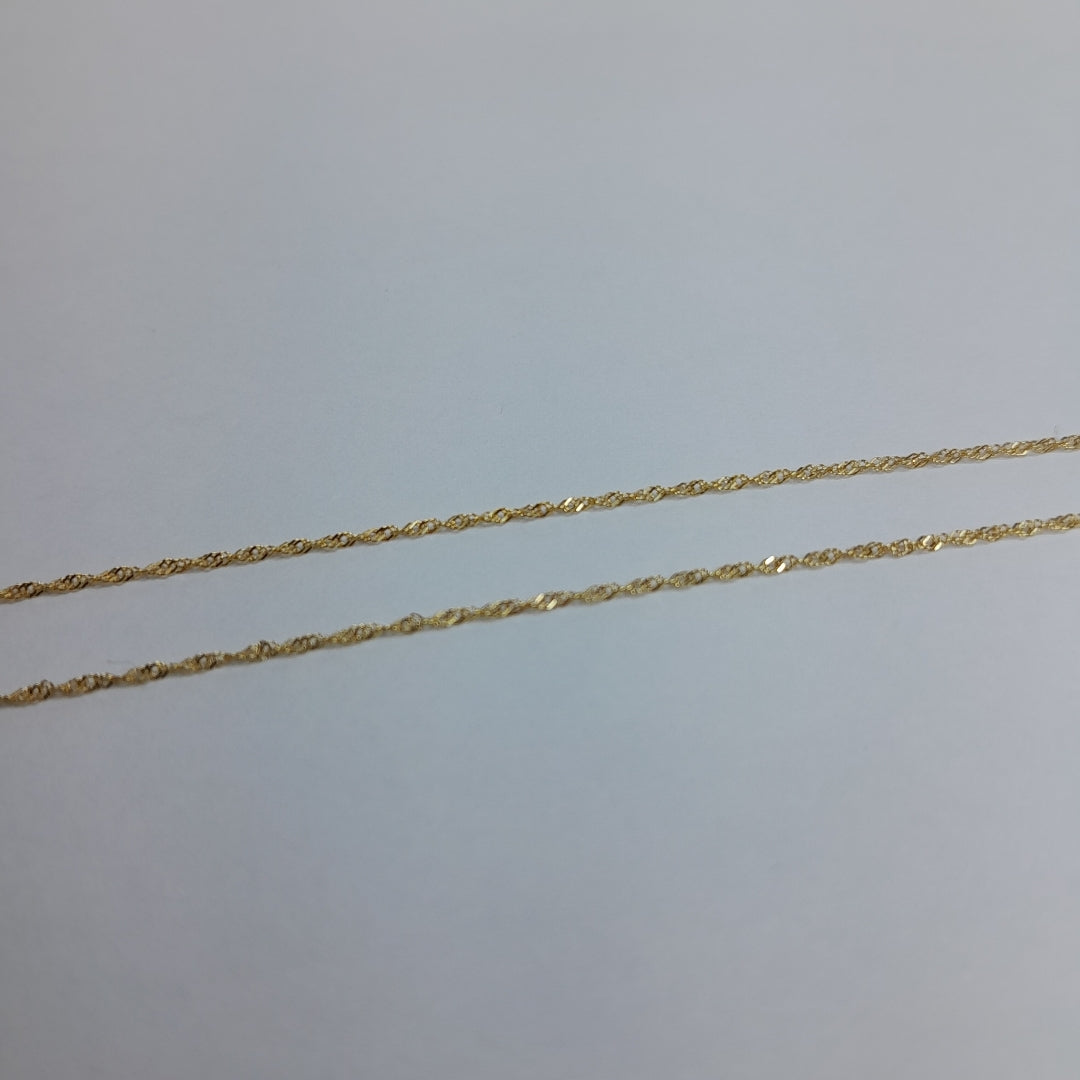 DIJE, GARGANTILLA ORO 14 K 1.5 GRMS (SEMINUEVO)
