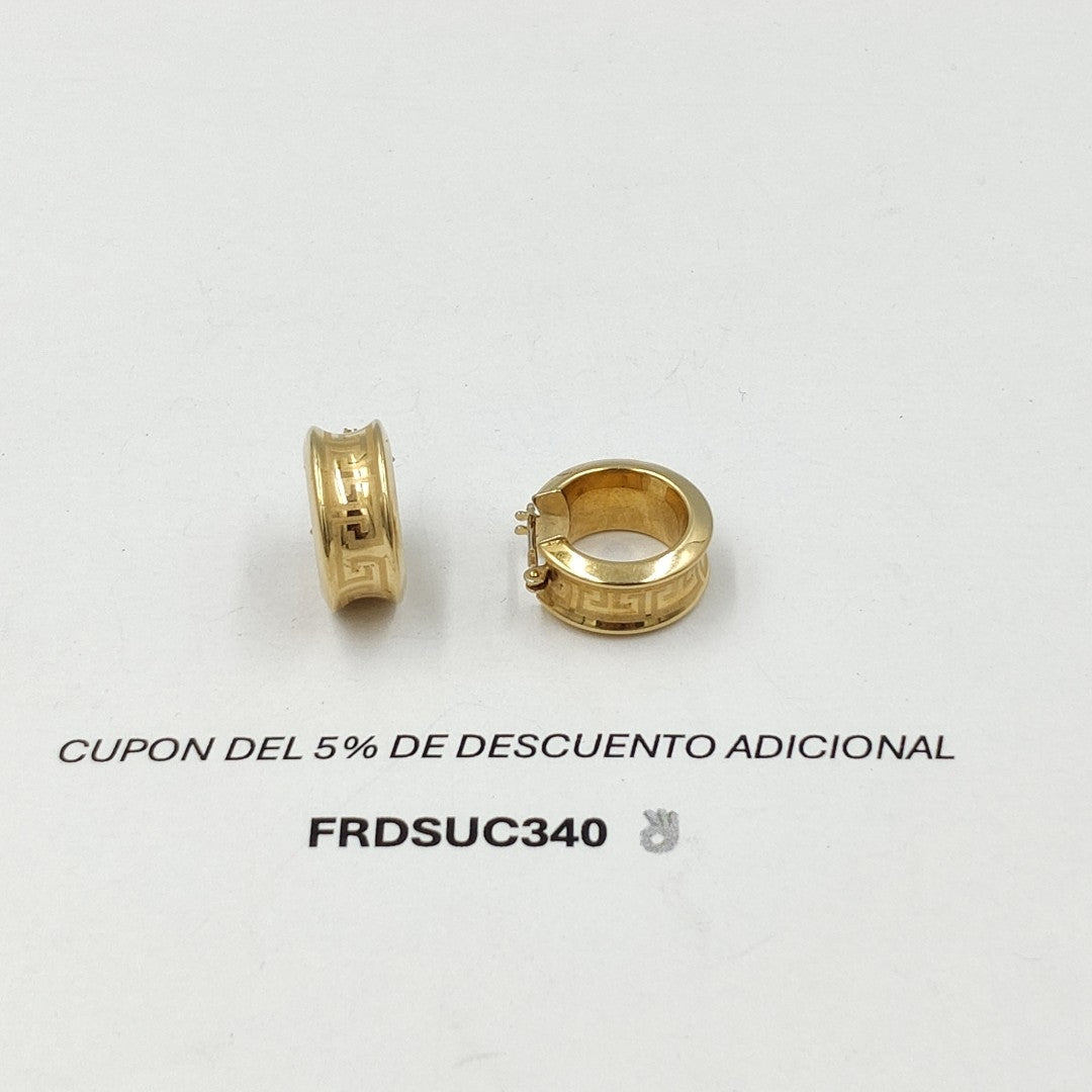 ARRACADAS PAR ORO 14 K 3,60 GRMS (SEMINUEVO)