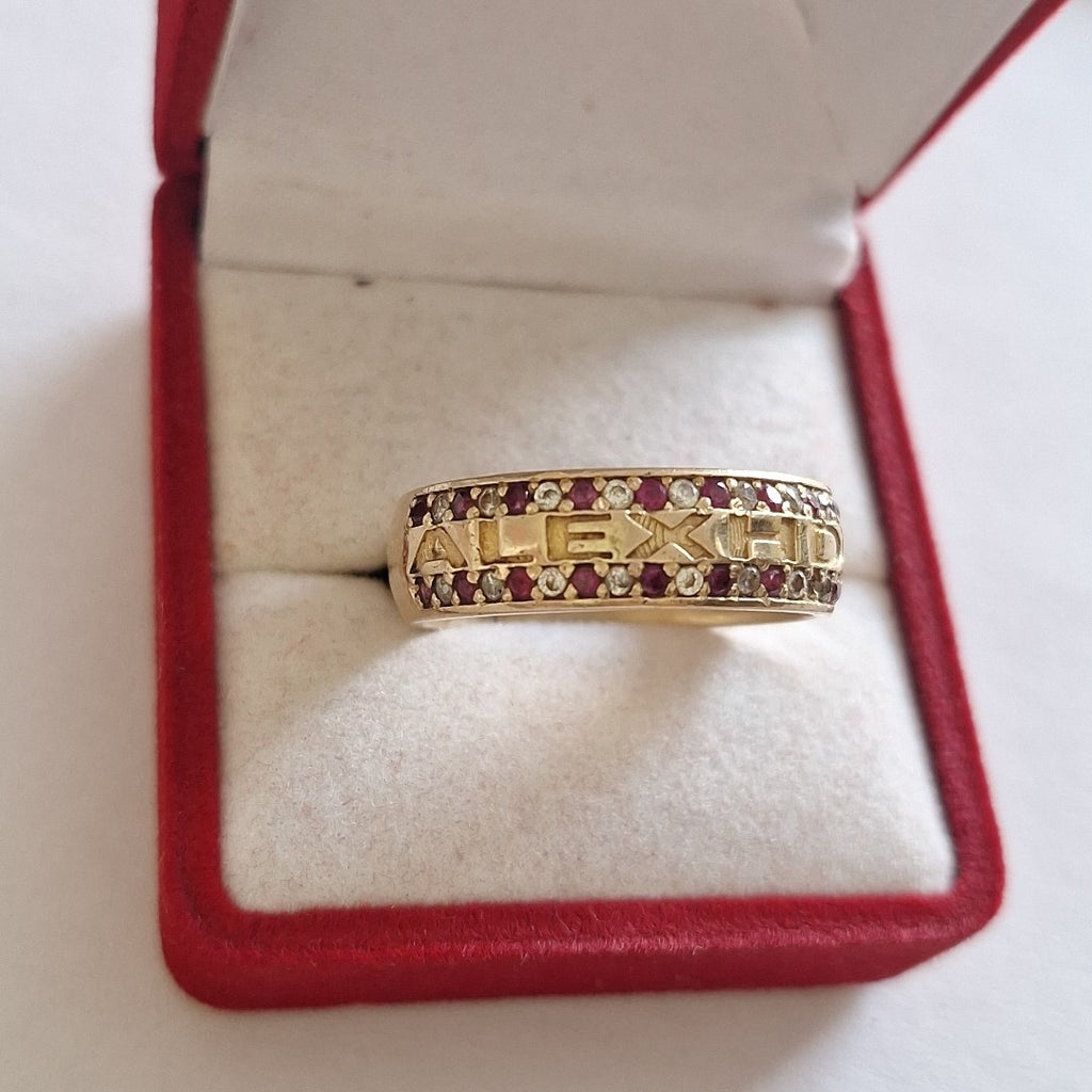 ANILLO ORO 10 K 7 GRMS (SEMINUEVO)