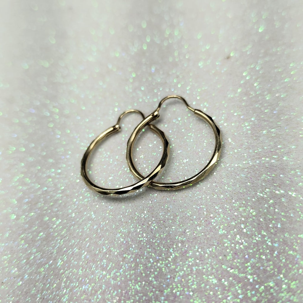 ARRACADAS PAR ORO 14 K 2 GRMS (SEMINUEVO)