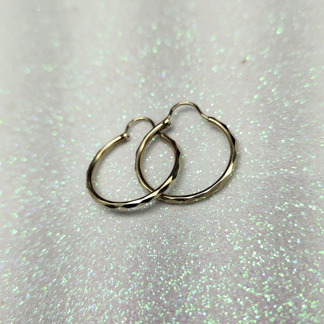ARRACADAS PAR ORO 14 K 2 GRMS (SEMINUEVO)