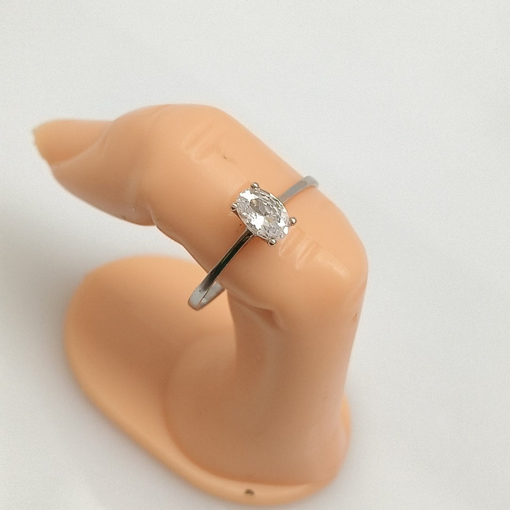 SOLITARIO ORO BLANCO 14 K 0,90 GRMS (SEMINUEVO)