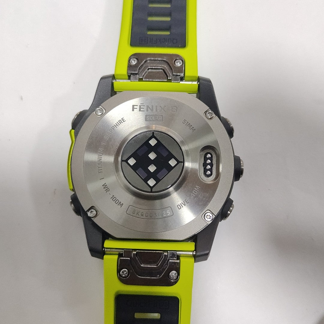 SMARTWATCH GARMIN FENIX 8 SOLAR 51 MM GPS (SEMINUEVO)