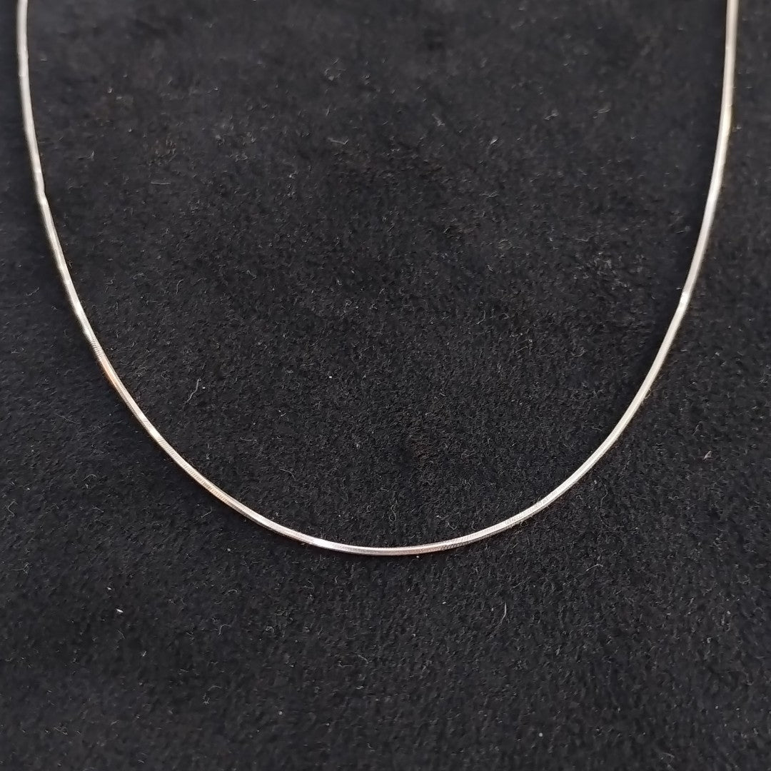 CADENA ORO, ORO BLANCO 14 K 2.5 GRMS (SEMINUEVO)