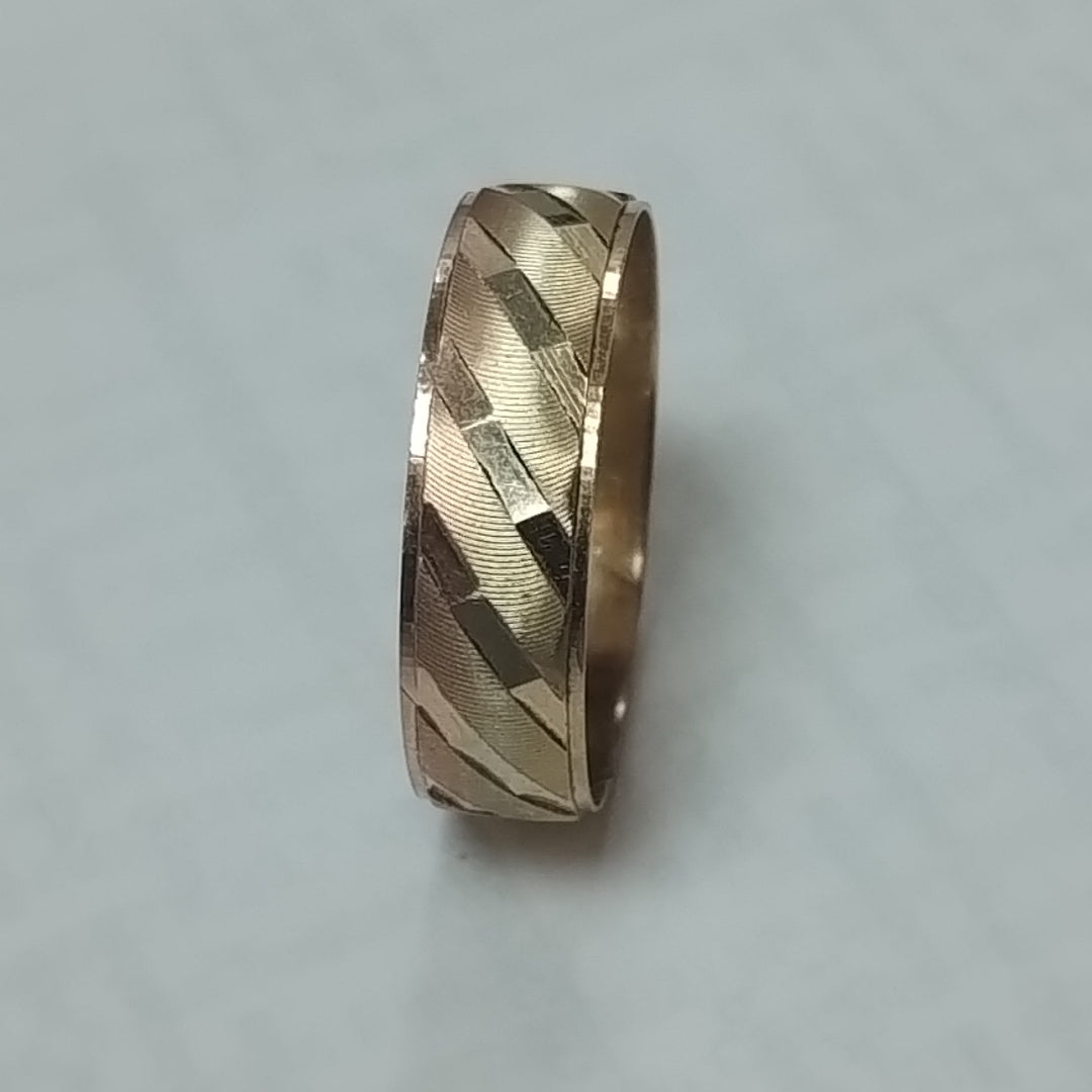 ARGOLLA ORO COMBINADO 14 K 2.9 GRMS (SEMINUEVO)